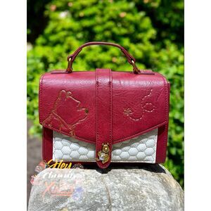 Loungefly Disney Winnie The Pooh Honeycomb Crossbody Bag